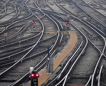 What are the communication signs of railways?
